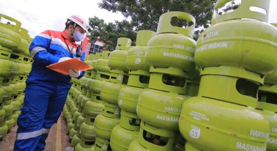Ilustrasi gas LPG 3 kg. | Foto: Pertamina